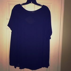 torrid Black Cutout Georgette Blouse